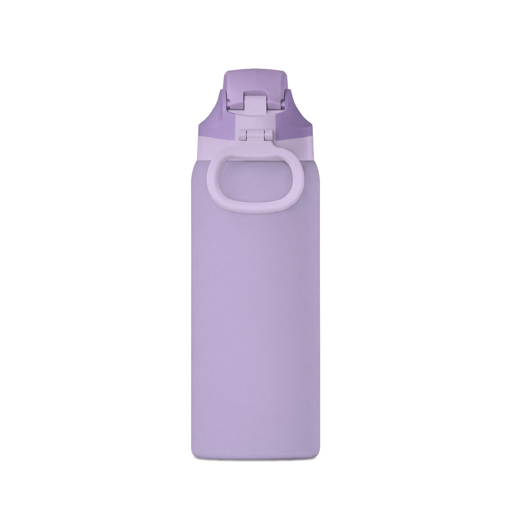 Floral Oasis 32oz Insulated Water Bottle — Leakproof Thermos with Butterfly Garden Design