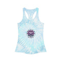 Tie Dye Racerback Tank — "Grateful AF" Floral Jar Graphic