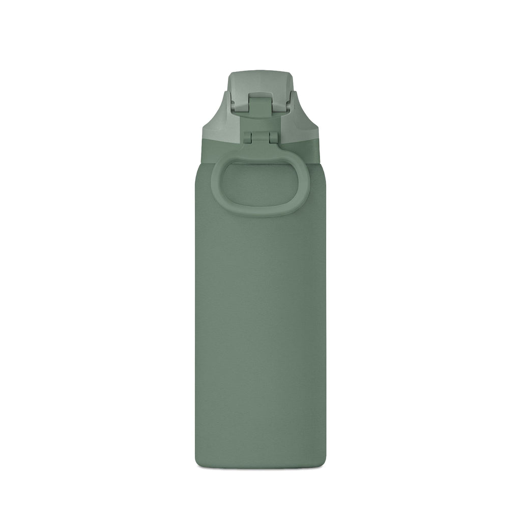 Floral Oasis 32oz Insulated Water Bottle — Leakproof Thermos with Butterfly Garden Design