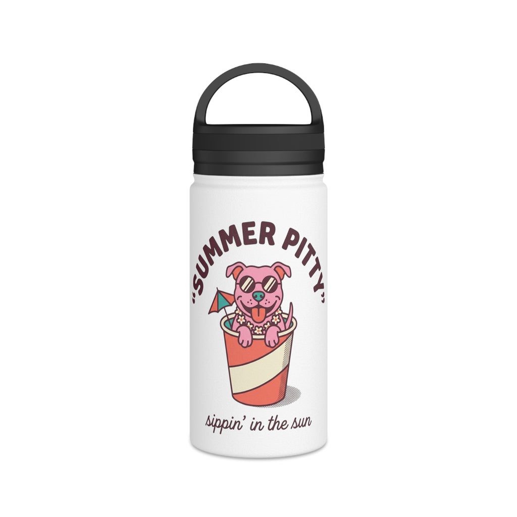 Stainless Steel Water Bottle, Handle Lid
