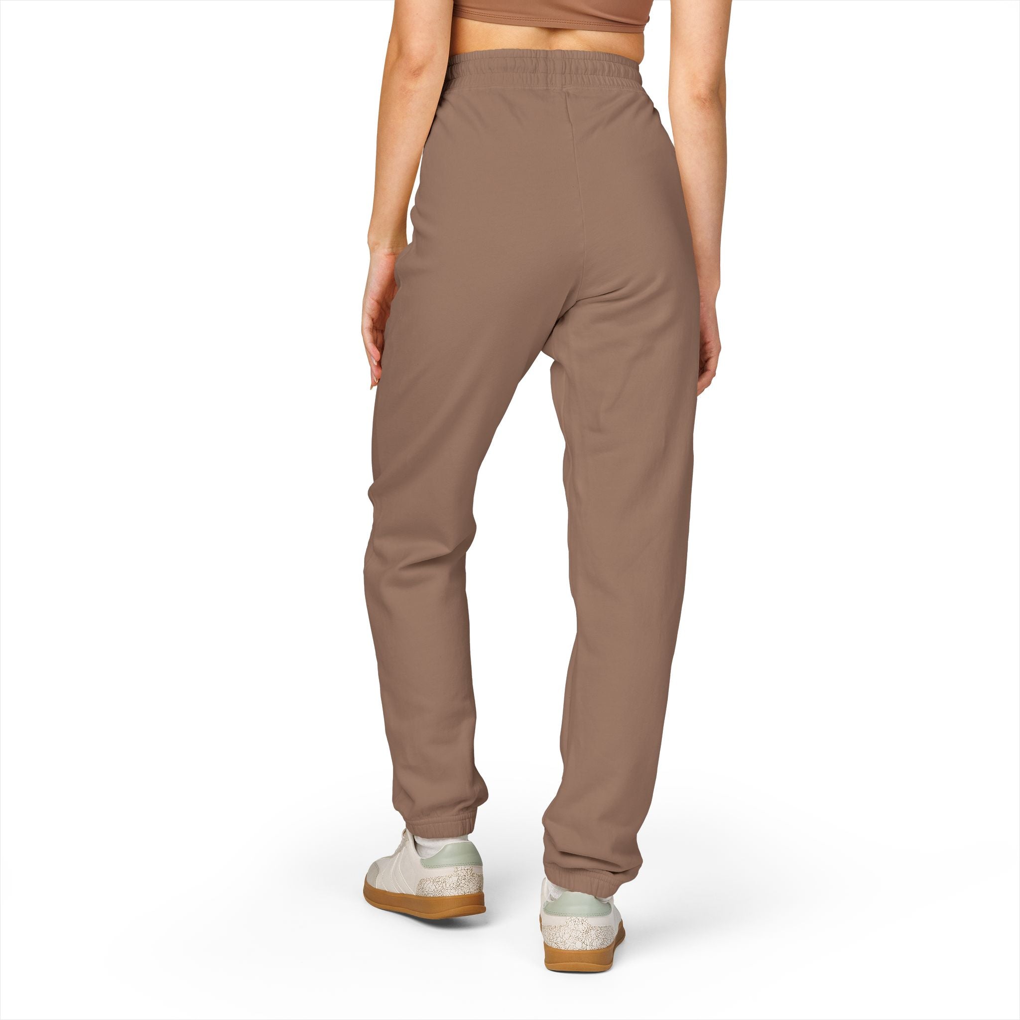 Sweatpants — Cozy Garment-Dyed Fleece Joggers with Cute Patch