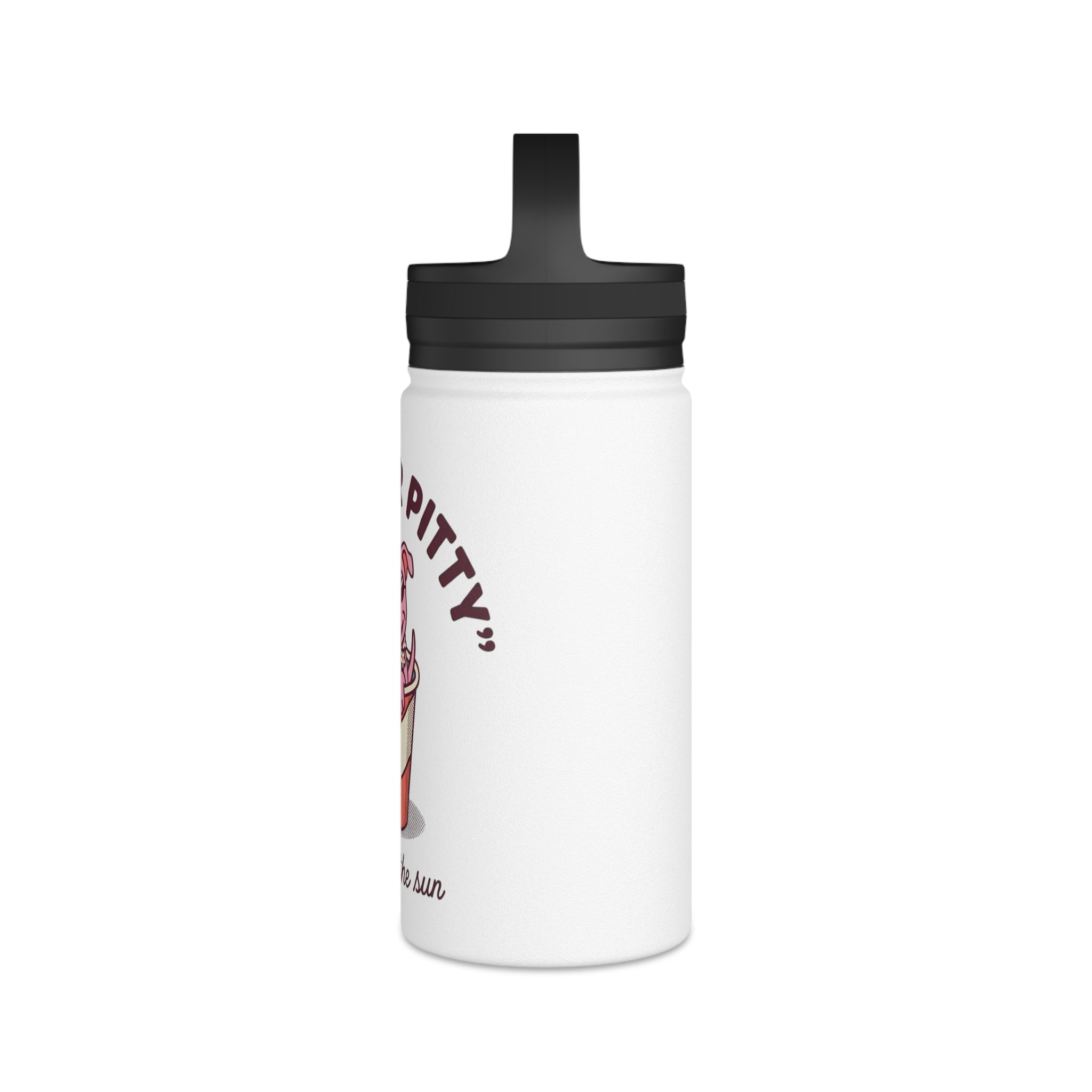 Stainless Steel Water Bottle, Handle Lid