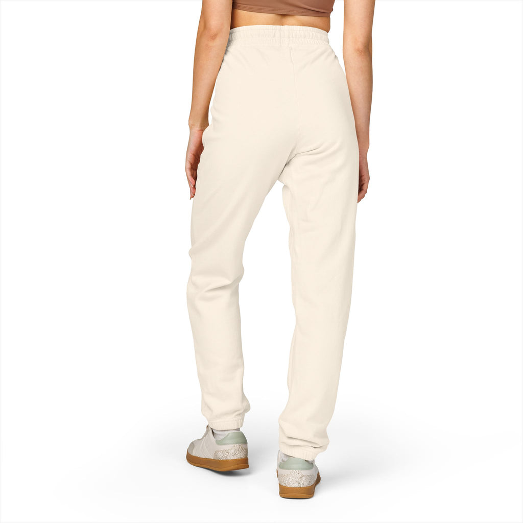 Sweatpants — Cozy Garment-Dyed Fleece Joggers with Cute Patch
