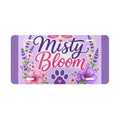 Vanity Plate - "Misty Bloom" Floral Pet Name License Plate