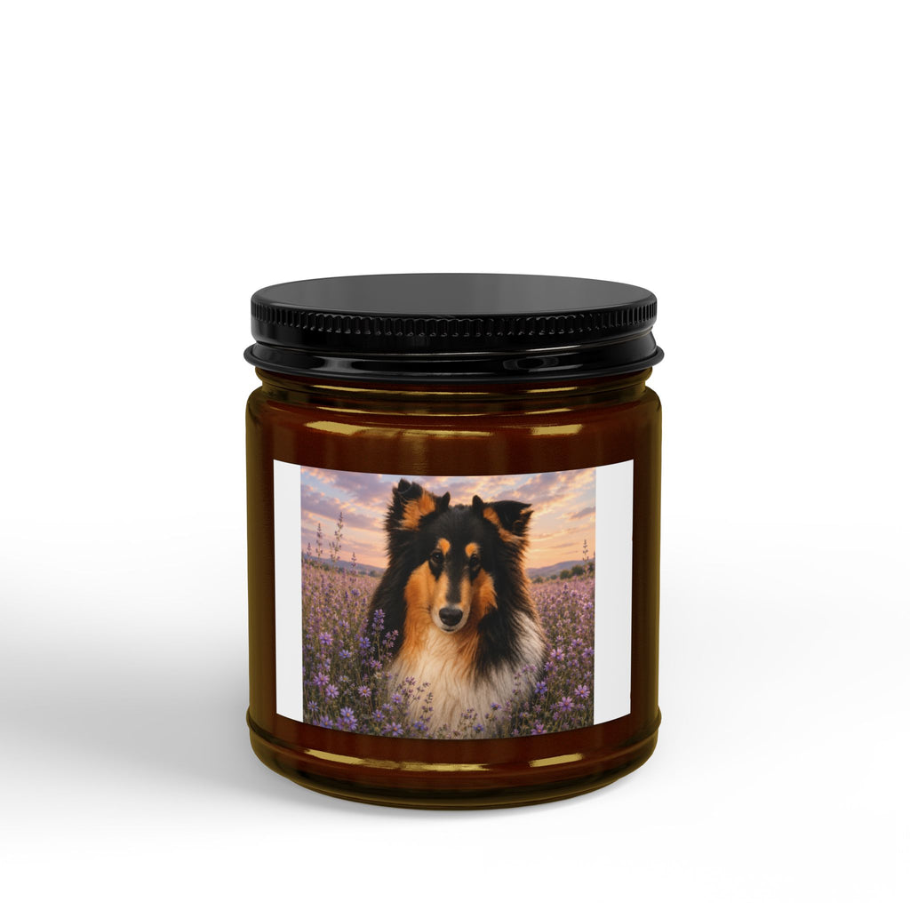 Scented Soy Candles with Black Lid, (4 and 9oz)